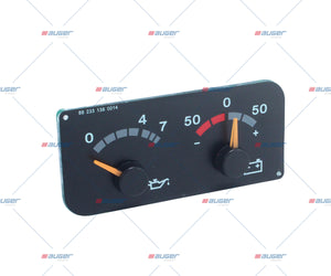 Oil Pressure Indicator, Instrument Panel - Fits Scania