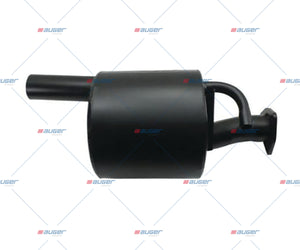 Silencer, Exhaust - Fits Scania