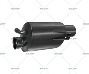 Silencer, Exhaust - Fits Scania
