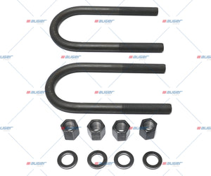 U Bolt Kit, Spring Suspension - Fits Universal