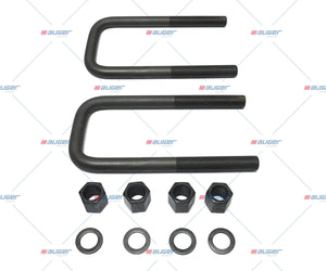 U Bolt Kit, Spring Suspension - Fits Universal