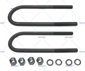 U Bolt Kit, Spring Suspension - Fits Universal