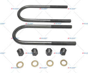 U Bolt Kit, Spring Suspension - Fits Universal