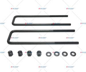 U Bolt Kit, Spring Suspension - Fits Universal