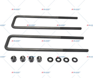 U Bolt Kit, Spring Suspension - Fits Universal