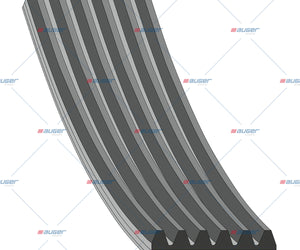 Multiribbed Belt, Fan - Fits Scania