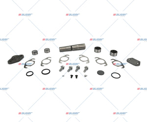 King Pin Kit, Axle Steering Knuckle - Fits Scania