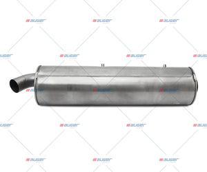 Silencer, Exhaust - Fits Scania