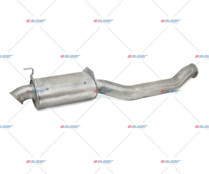 Silencer, Exhaust - Fits Scania