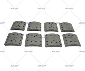 Lining Kit, Brake Drum - Fits Scania