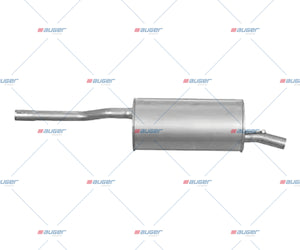 Silencer, Exhaust - Fits Scania