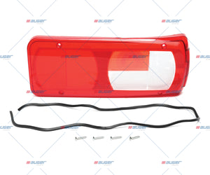 Lens, Stop Light - Fits Scania