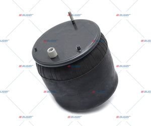 Air Spring, Comp. Type w/ Steel Piston - Fits Scania