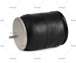 Air Spring, Comp. Type w/ Plastic Piston - Fits Scania