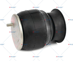Air Spring, Comp. Type w/ Plastic Piston - Fits Scania